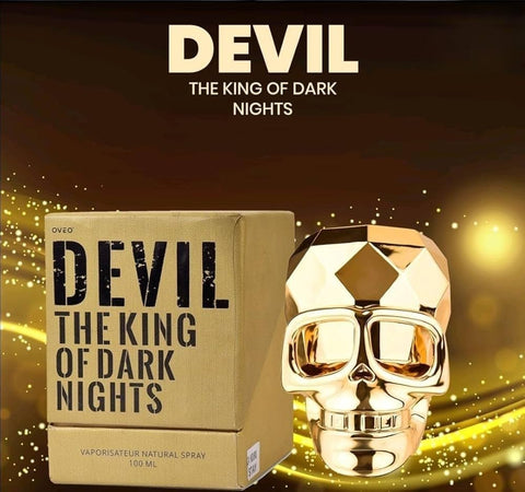 DEVIL - THE KING OF DARK NIGHTS Series - EAU DE PARFUM Eau de Parfum - 100 ML (Men & Women) Perfume (DEVIL GoldEn)