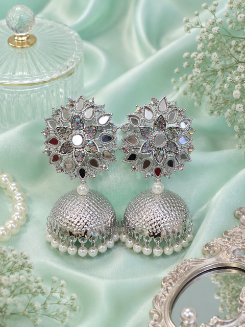 Pearls & Stone Design Beautiful Jhumka