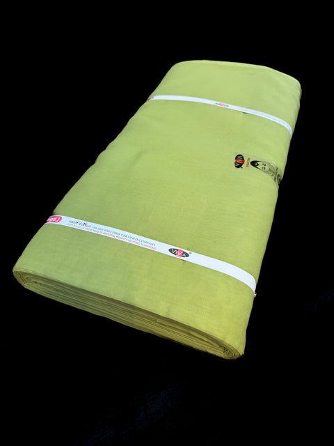 Pistachio Colour Pure Full Voile Turban Fabric ($5 Per Meter)