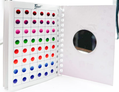 Mat look Multicoloured Bindi Book (480 Bindi in one book)all pages attached