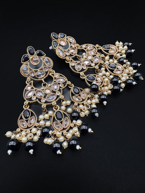 Beautiful Polki & Pearls work bigger earrings (very lite weight)