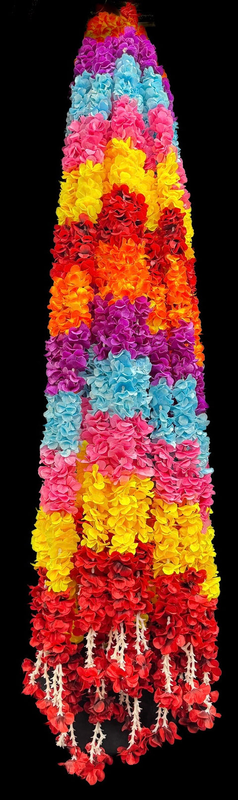 (Video clip attached) (Price per string)multicoloured artificial Flower Decorative Garland Strings for Wedding Party Decoration/ Diwali Decoration