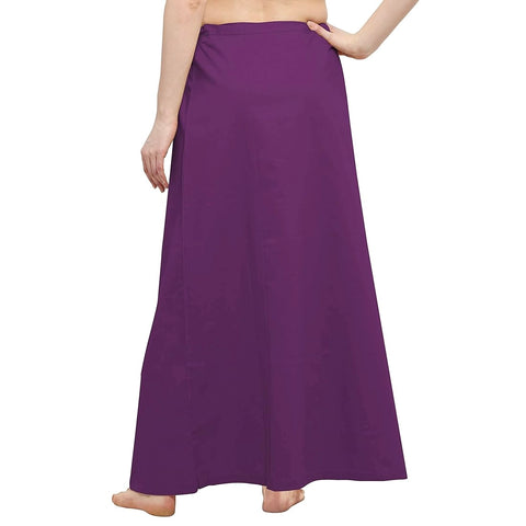 Mauve Purple colour waist size-44 inch Under skirt or peticott in cotton fabric