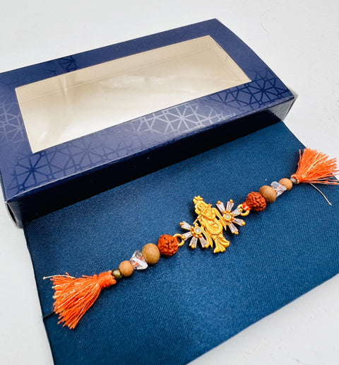 AD Stone Designer Rakhi Packed In Beautiful Box