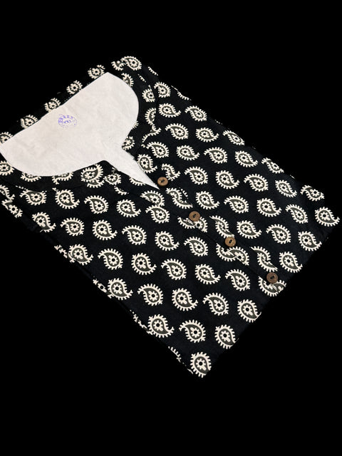 Pure Cotton based Printed short Kurti for girls /Ladies (Size 38 - length 28 inches, Size 42 ,46, 48 length -31 inches)sleeves 17 inch