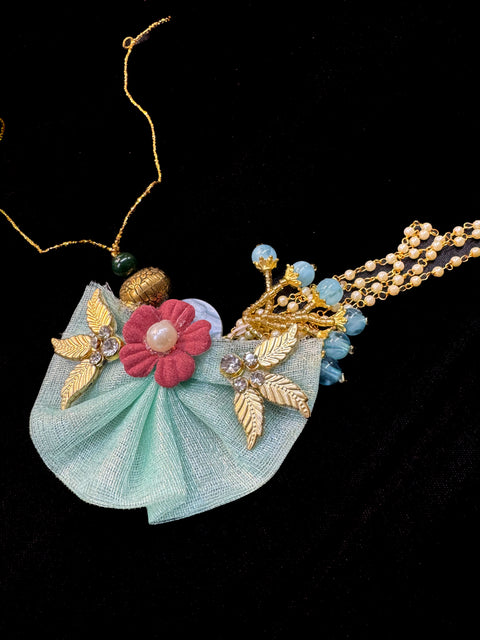 Bhabhi Rakhi Pearls beaded Beautiful  Work latkan style