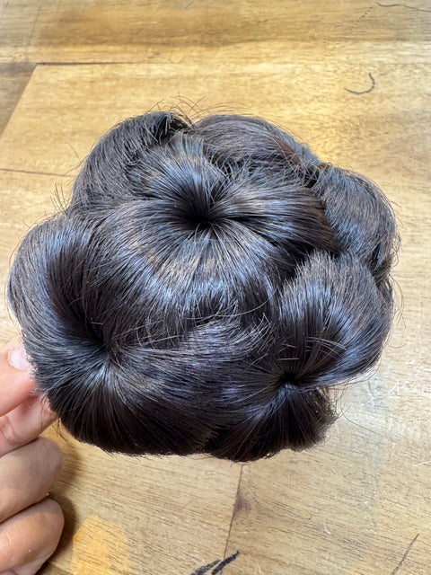 Clip attached for easy apply , Synthetic Hair Buns for Women - Juda Accessories For Women - Hair Buns  - Artificial False Fake Hair Donuts Bun Maker Extension