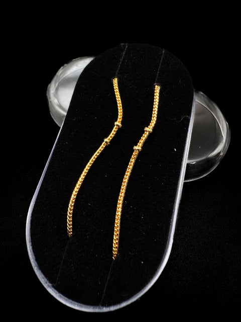 Gold look beautiful earring support Sahare (not original Gold )