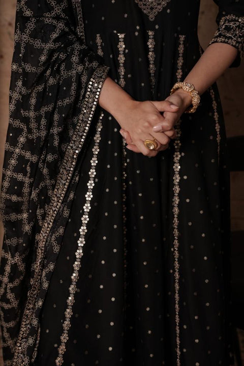 Pure & Soft Rayon Based Designer Embroidered & Mirror work Kurti With Plazo Pants & Dupatta