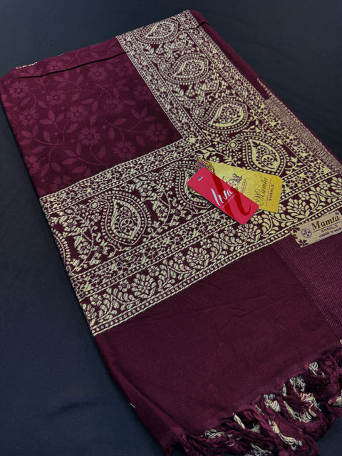 Women's Plain Pure woollen Shawl