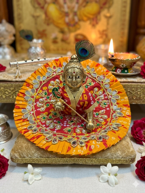 Size 3Laddu Gopal dress, Laddu Gopal outfit, Kanha ji dress, Krishna dress, handmade deity dress, Janmashtami dress, Thakur ji poshak, Bal Gopal dress (only Dress) price each dress