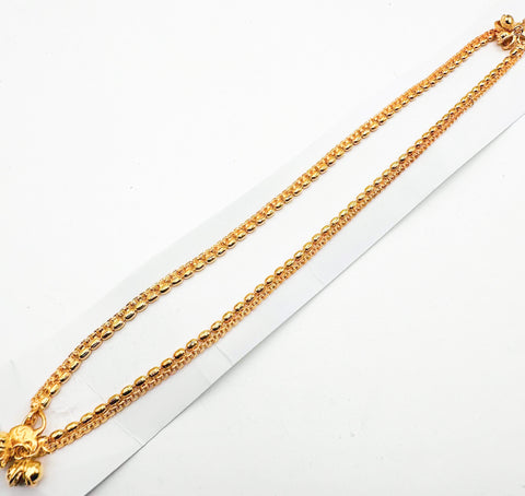 Stone work beautiful Anklets (pair)