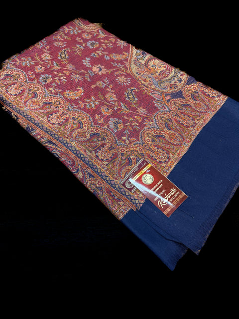 Women's Plain Pure woollen Kashmiri Shawl