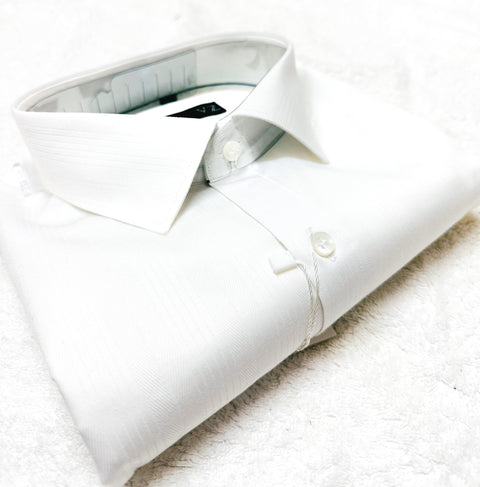 Cotton based beautiful mat look striped Shirt