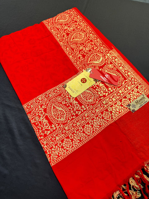 Women's Plain Pure woollen Shawl