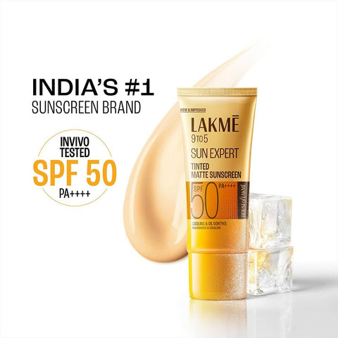 Lakme Tinted Sunscreen with Niacinamide for Even Toned Skin, SPF 50 PA+++, In-Vivo tested, 100ml