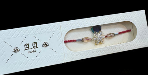AD stone Beautiful Rakhi in nice pack gift box