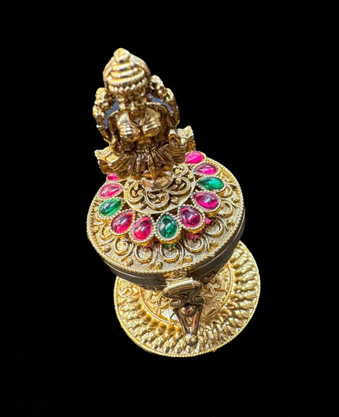 Lakshmi Ji Murti Imitation Sindoor Daani (Heavy metal good quality