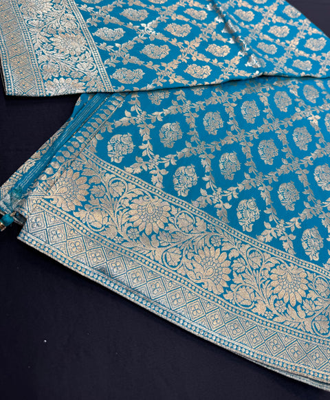 Pure And soft Banarasi Silk dupatta with Zari work