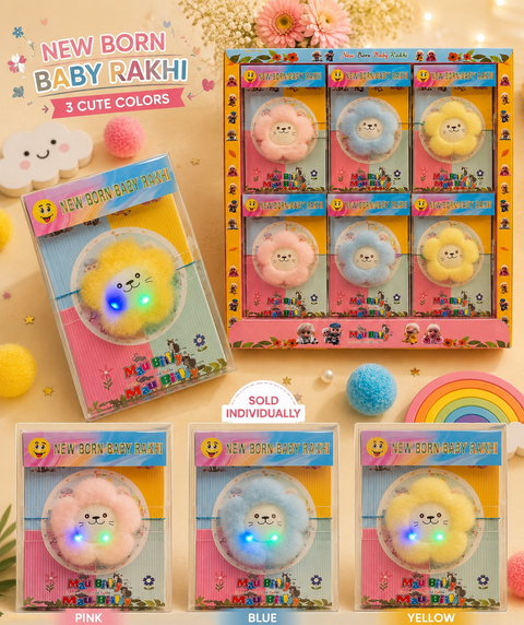 Cute & Beautiful kids Rakhi (price per color & per rakhi )