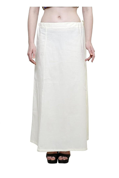 Cream color cotton Petticoat standard size
