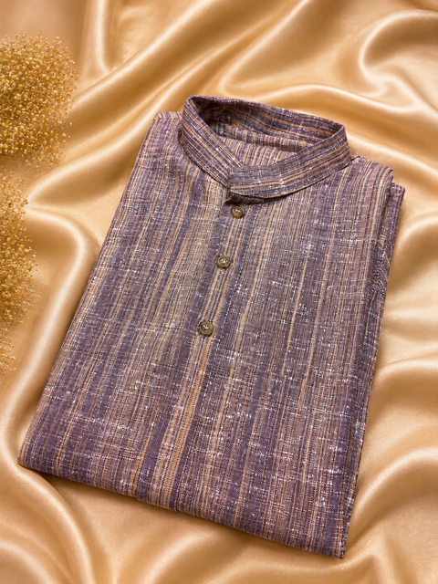 Khadi cotton based Men’s Plain kurti (sizes mentioned in inches ,not according to the label on Kurti)size 44 kurti- Length 40 inches and size 46 -length 41.5 inches )