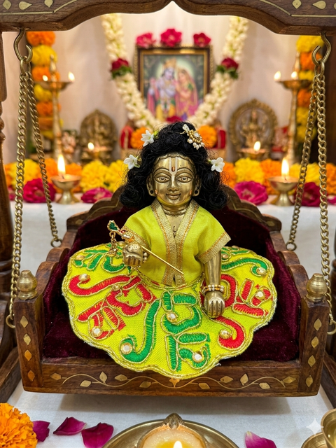 Size 0 Laddu Gopal dress, Laddu Gopal outfit, Kanha ji dress, Krishna dress, handmade deity dress, Janmashtami dress, Thakur ji poshak, Bal Gopal dress (only Dress) price each dress