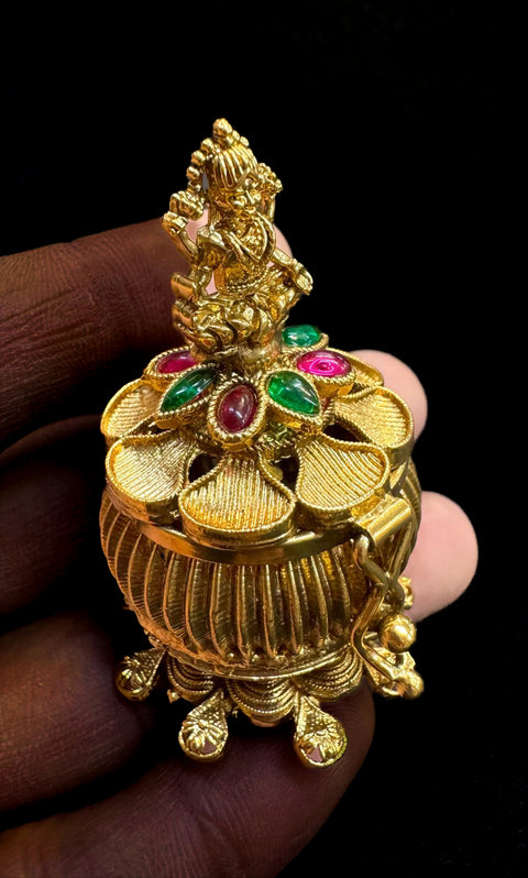 Lakshmi Ji Murti Imitation Sindoor Daani (Heavy metal good quality