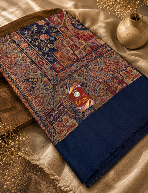 Women's Plain Pure woollen Kashmiri Shawl
