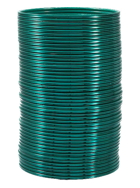 Dark Teal color Shiny Metal Bangles , 3dozen In One Set