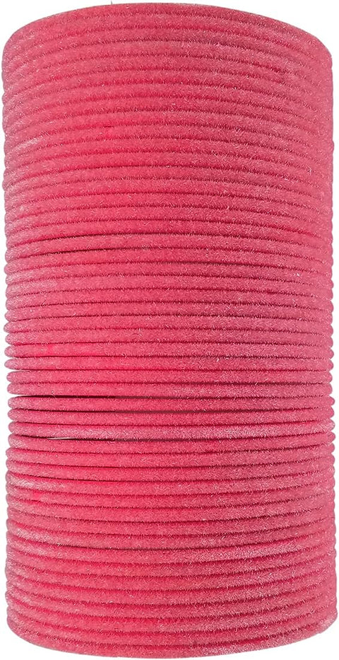 Rose Pink Color velvet Bangles Set Of 3 Dozen In One Pack