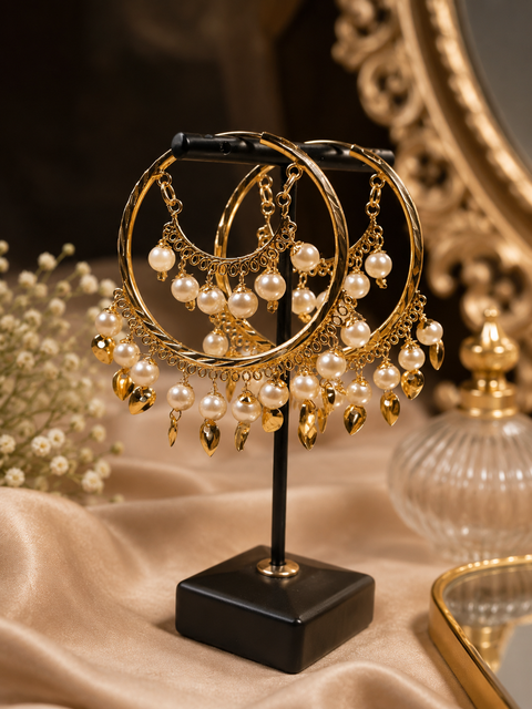 Pearls With Pipal Patti Punjabi Balian