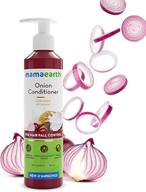 Mama earth Onion Conditioner for Hair Growth and Hair Fall Control with Onion and Coconut, 250ml