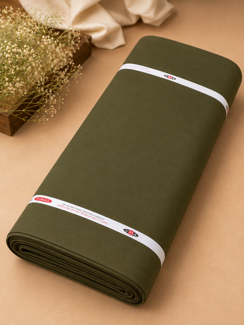 Army Green Pure full Voile turban fabric in granola( beige) colour ($5 Per Meter)