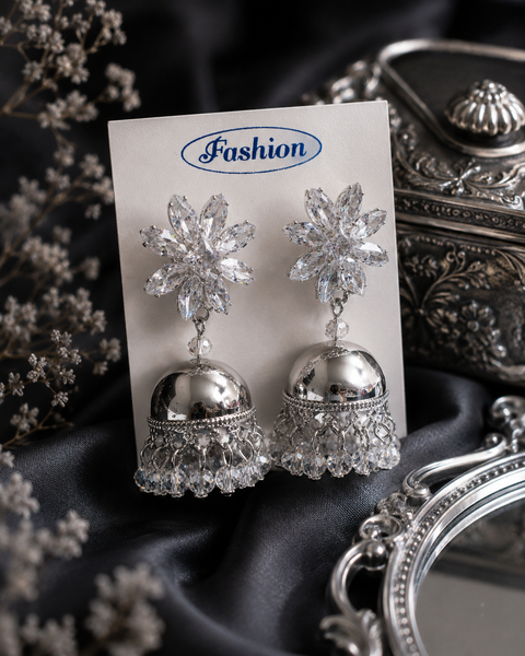 Crystals stone beautiful jhumka