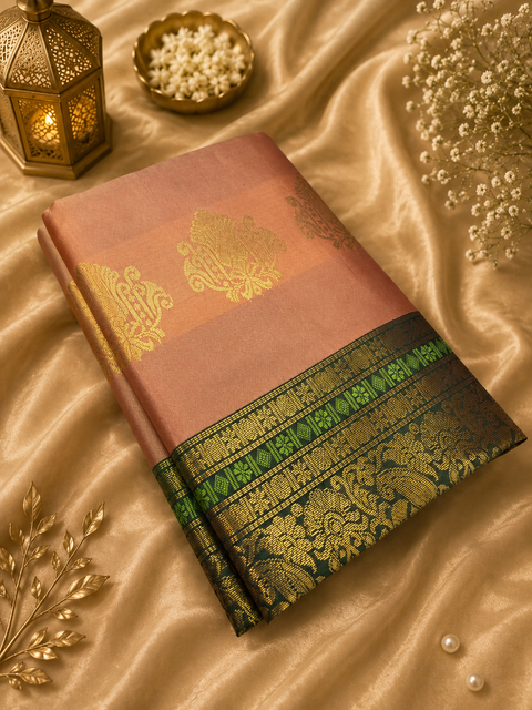 Premium Art Silk Saree Featuring Elegant Zari Weaving, Saree Comes With An Attached Blouse Piece. Model Blouse Is For Reference Only. Slight Variation In Colour And Design May Occur