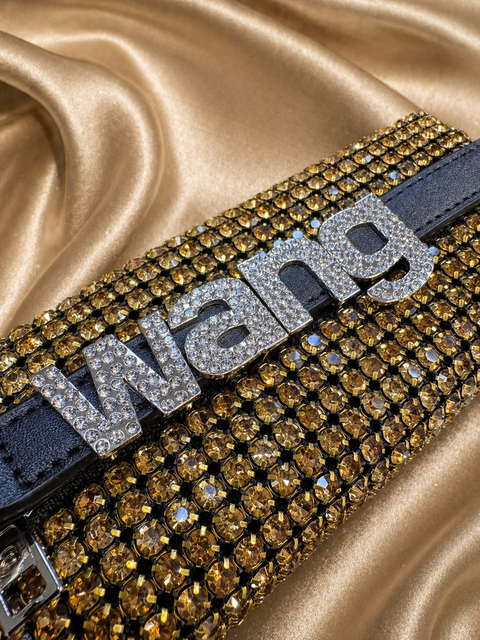 Crystals Handwork designer hand bag with handle to carry with chain inside the clutch (can be attached or detached)