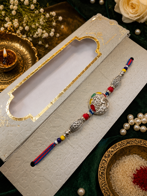 Beautiful Rakhi in nice pack gift box