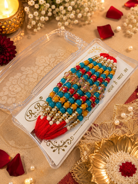 Rakhi Dhaaga Beautiful Stone Work (price per dhaaga )