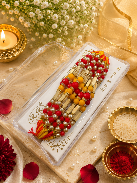 Rakhi Dhaaga Beautiful Stone Work (price per dhaaga )