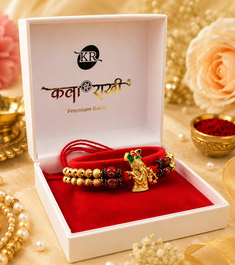 Beautiful Krishna Design Rakhi