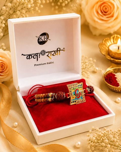 Beautiful OM Design Rakhi