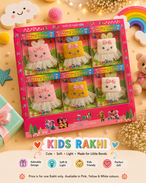 Cute & Beautiful kids Rakhi (price per color & per rakhi )