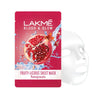 Lakme Blush & Glow Fruity LiciousPomegranate Sheet Mask