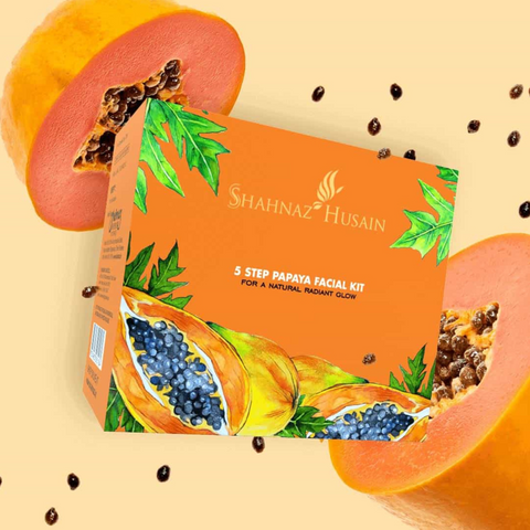 SHAHNAZ HUSAIN 5 STEP PAPAYA FACIAL KIT