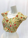 Full embroidered multi colour blouse Size 44