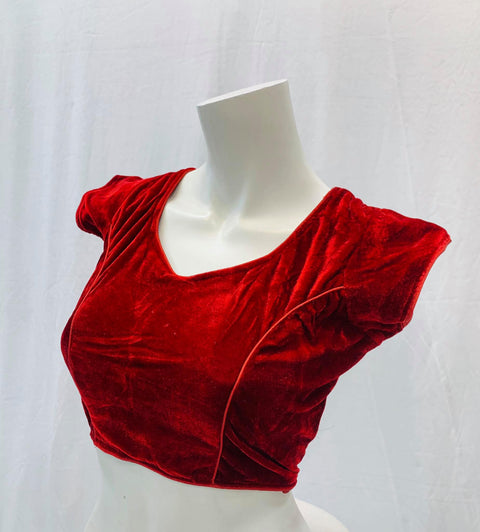size 38 velvet blouse