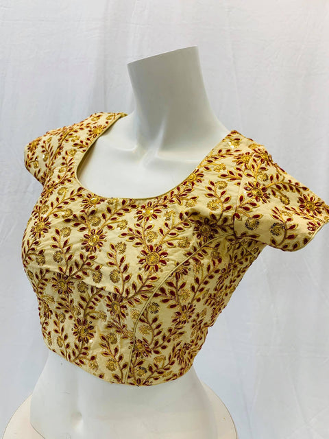 Size 38 Multi Colour Embroidered Blouse