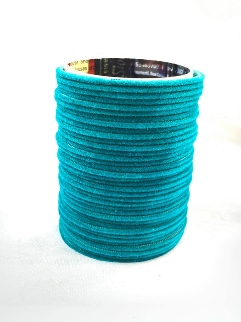 Latest Velvet Bangles 3 dozens in set size- 2.4