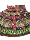 black colour beautiful multicolored embroidered chaniya choli